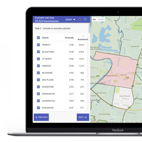 Geo biz listing